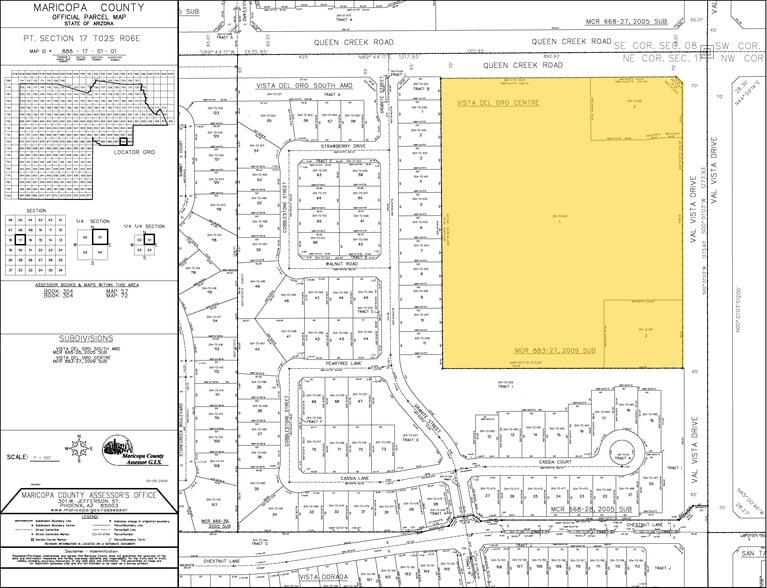 4844-4902 S Val Vista Dr, Gilbert, AZ à louer - Plan cadastral - Image 2 de 13
