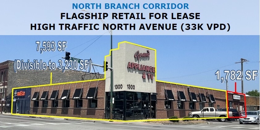 1300-1308 W North Ave, Chicago, IL for lease - Building Photo - Image 2 of 8