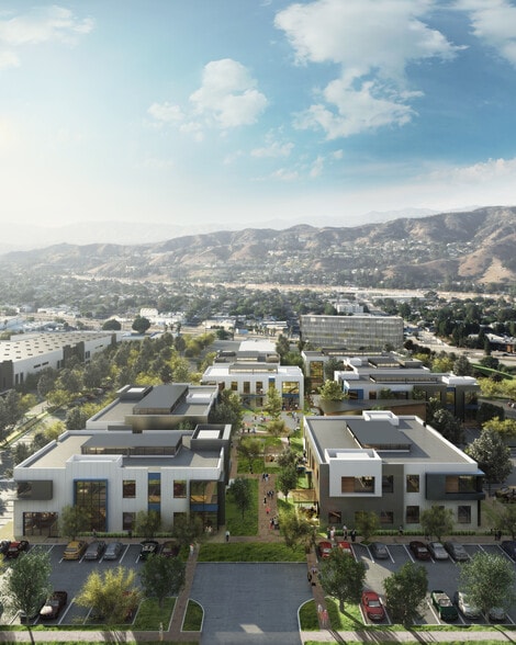 3021-3025 N Hollywood Way, Burbank, CA for sale - Aerial - Image 3 of 7