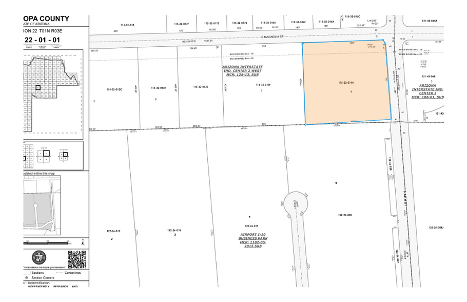 2810 S 24th St, Phoenix, AZ à louer - Plan cadastral - Image 2 de 6