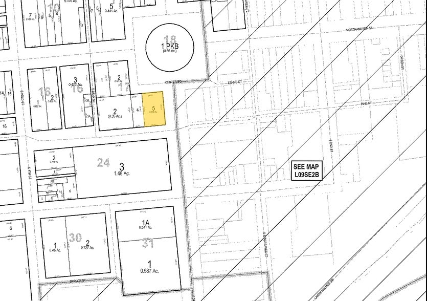 1 S 3rd St, Easton, PA for lease - Plat Map - Image 3 of 10