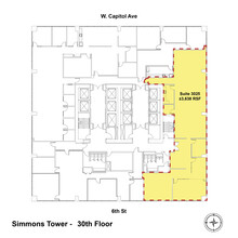 425 W Capitol Ave, Little Rock, AR à louer Plan d  tage- Image 1 de 10