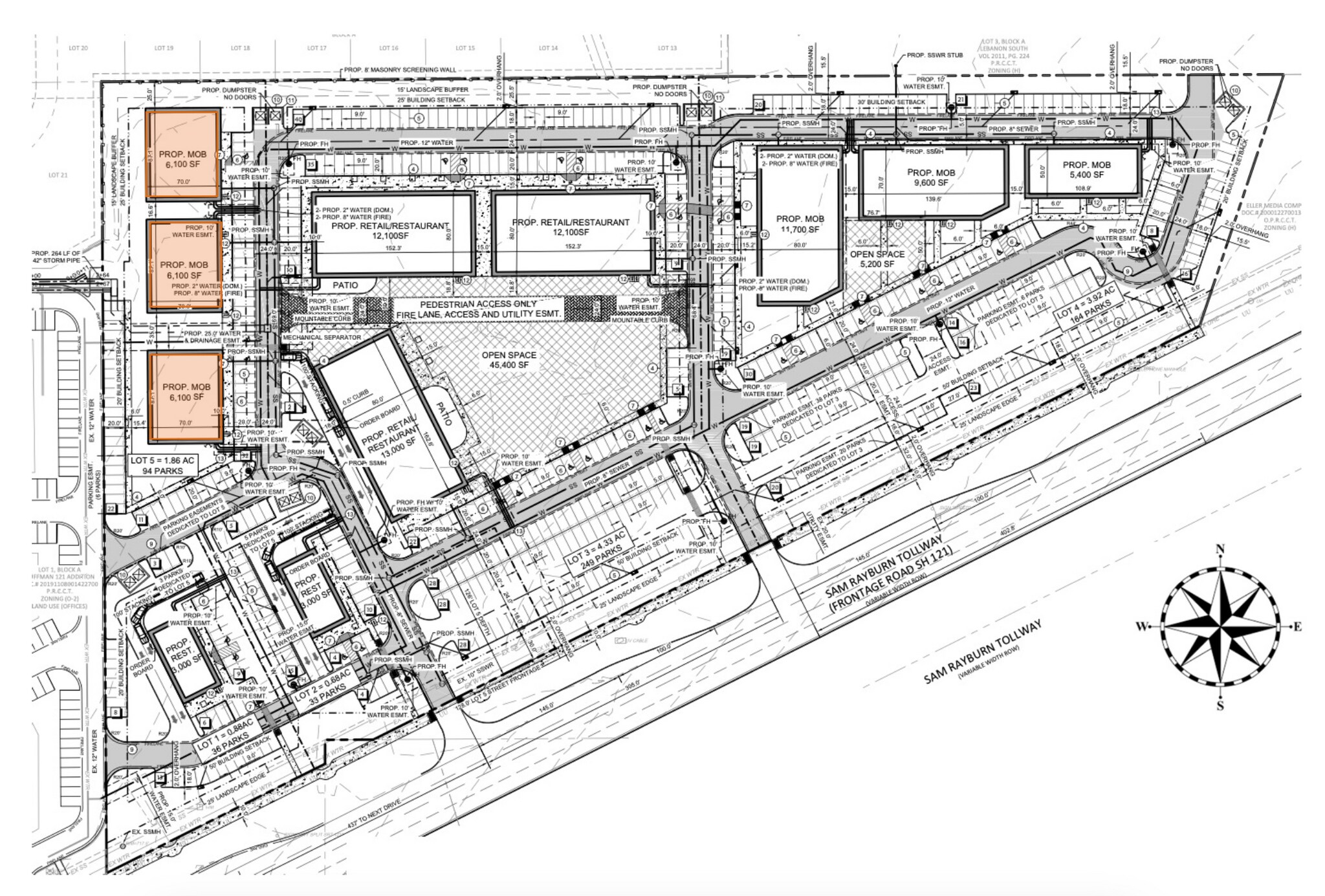 11750 State Highway 121 Access Road, Frisco, TX for lease Site Plan- Image 1 of 2