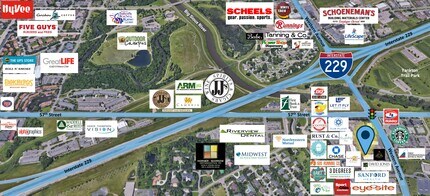 5005 S Western Ave, Sioux Falls, SD - AERIAL  map view