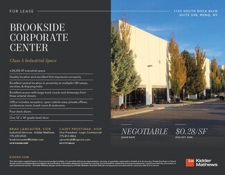 Plus de détails pour 1155 S Rock Blvd, Reno, NV - Industriel à louer