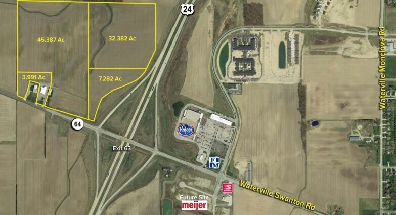 9060 Waterville Swanton Rd, Waterville, OH à vendre - Photo du bâtiment - Image 1 de 1