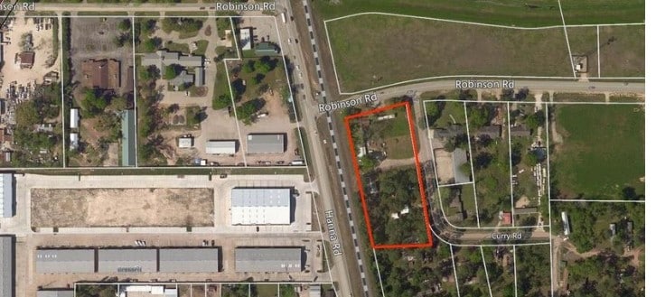Intersection Robinson & Hanna Rd, Conroe, TX for sale - Aerial - Image 2 of 7