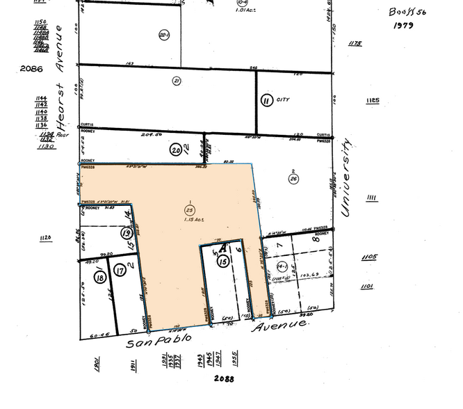 1931-1941 San Pablo Ave, Berkeley, CA à vendre - Plan cadastral - Image 3 de 3