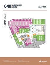 650 Massachusetts Ave NW, Washington, DC à louer Plan d’étage- Image 1 de 1