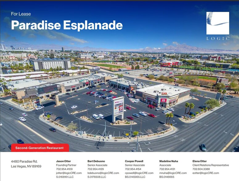 4480 Paradise Rd, Las Vegas, NV à louer - Photo principale - Image 1 de 39