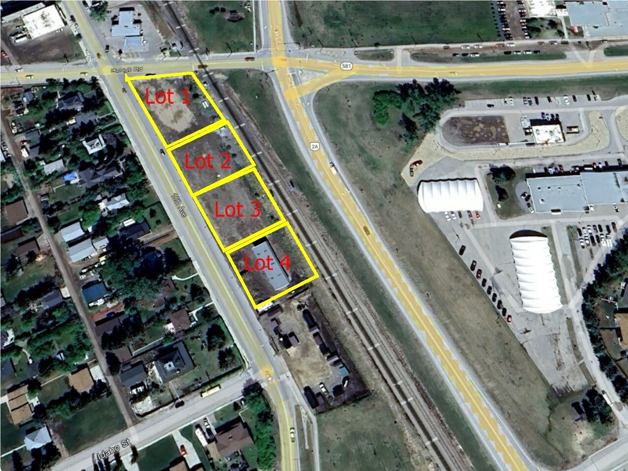 670 10th Ave, Carstairs, AB à vendre Aérien- Image 1 de 5