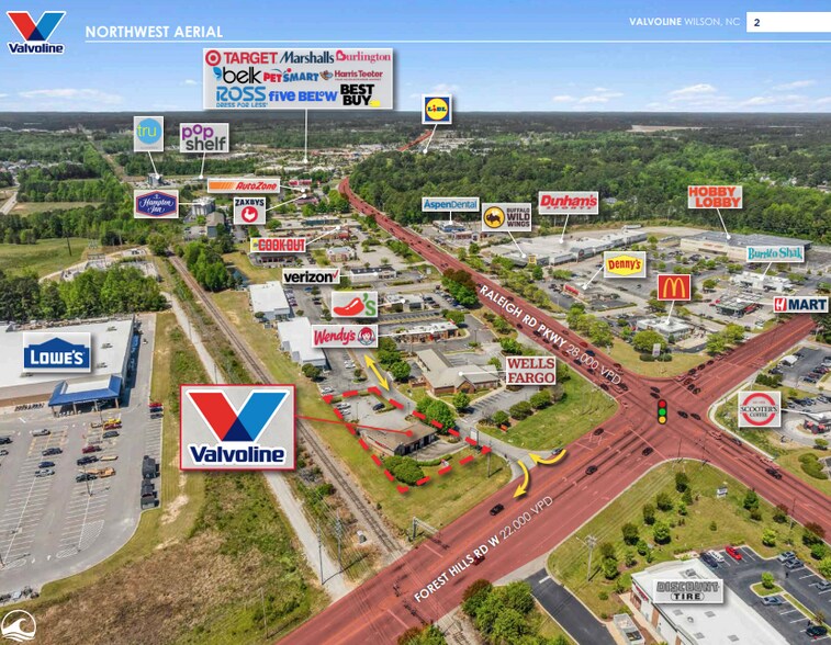 2811 W Raleigh Road Pky, Wilson, NC à vendre - Photo du bâtiment - Image 2 de 6