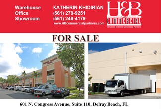 Plus de détails pour 601 N Congress Ave, Delray Beach, FL - Flex à vendre