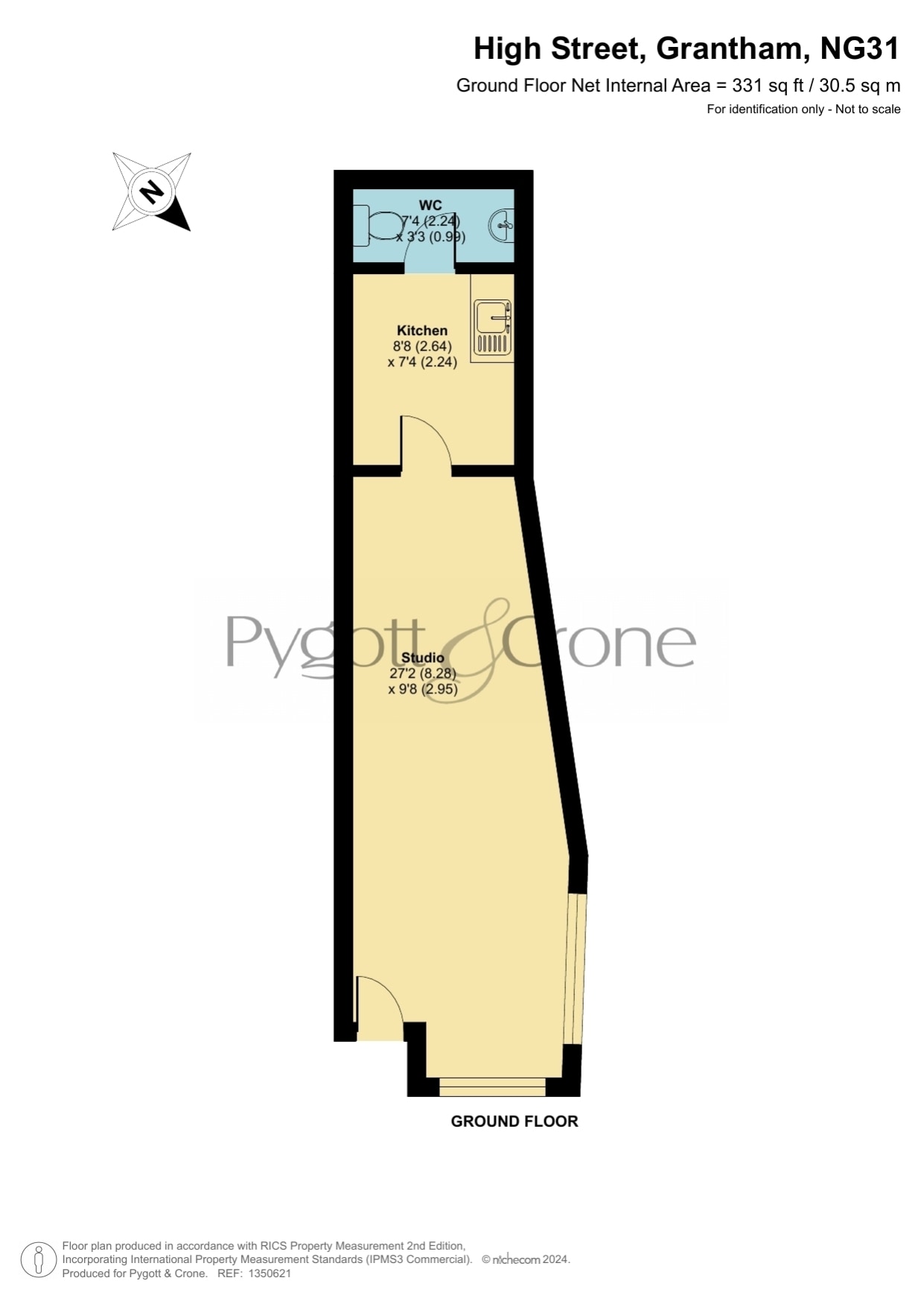 52-53A High St, Grantham for lease Floor Plan- Image 1 of 3