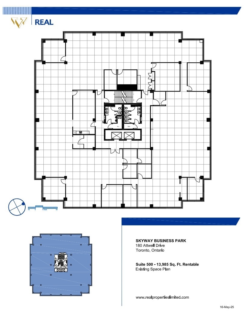 170 Attwell Dr, Toronto, ON à louer Plan d’étage- Image 1 de 1