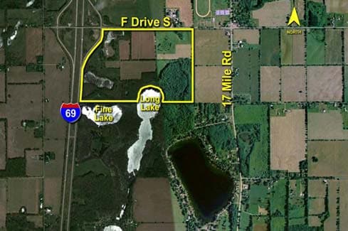 16150 F Dr S, Marshall, MI for sale - Aerial - Image 2 of 2