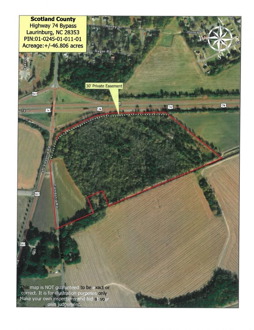 Highway 74 By-Pass Frontage & Visibilty, Laurinburg, NC for lease Building Photo- Image 1 of 7