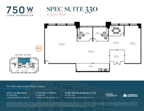 750 W John Carpenter Fwy, Irving, TX à louer Plan d’étage- Image 1 de 1