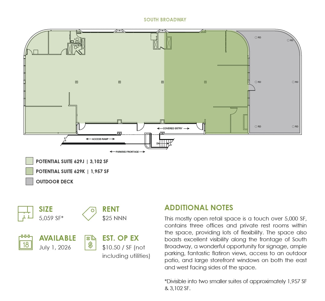 601-695 S Broadway St, Boulder, CO for lease Floor Plan- Image 1 of 1