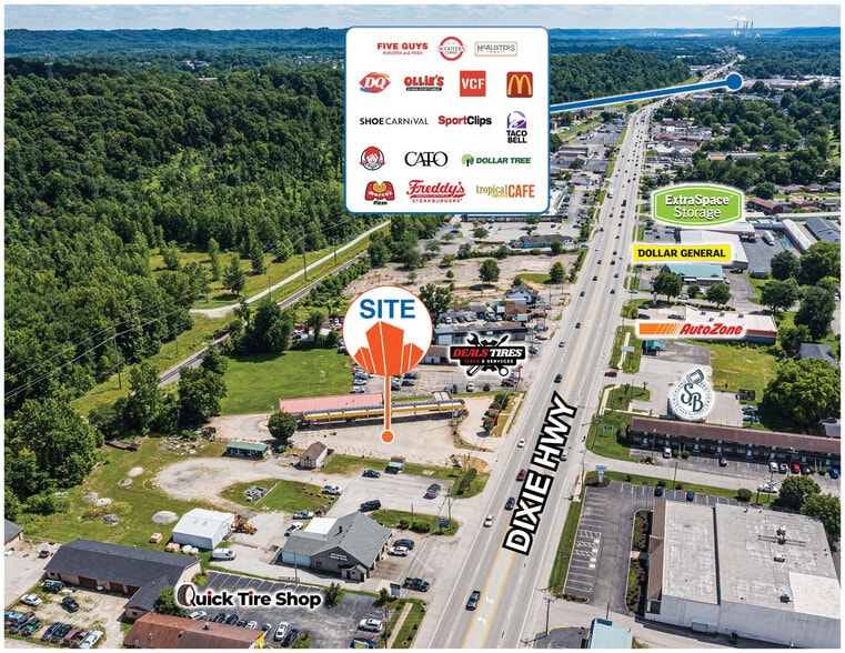 7773 Dixie Hwy, Louisville, KY à louer - Aérien - Image 3 de 10
