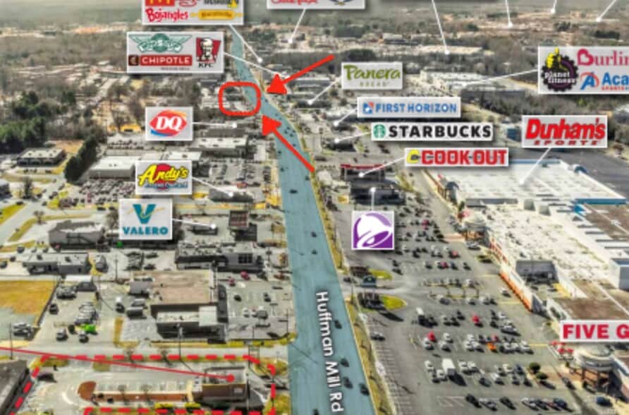 344-564 Huffman Mill Rd, Burlington, NC for lease - Building Photo - Image 1 of 4