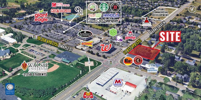 Plus de détails pour 6434 Market Ave N, Canton, OH - Terrain à louer