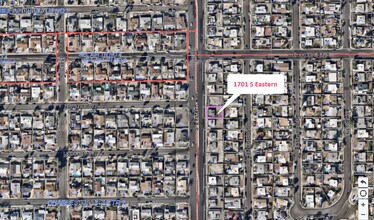 1701 S Eastern Ave, Las Vegas, NV - Aerial map view