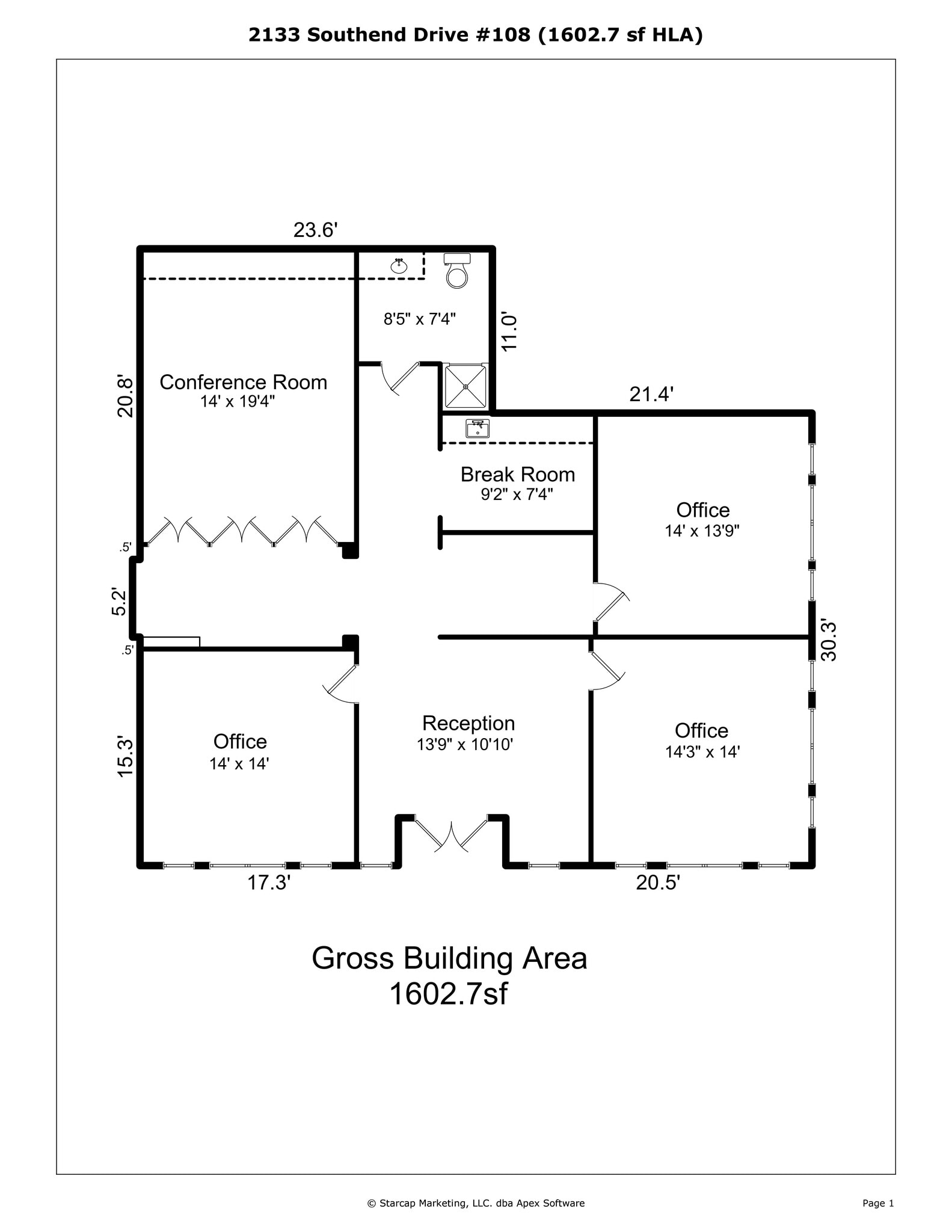 2133 Southend Dr, Charlotte, NC for lease Site Plan- Image 1 of 14