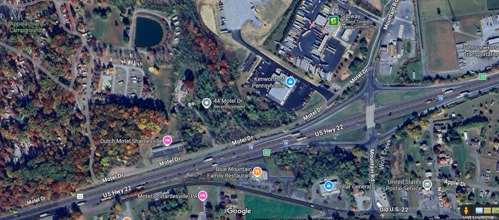 44 Motel Dr, Shartlesville, PA for sale - Building Photo - Image 2 of 3