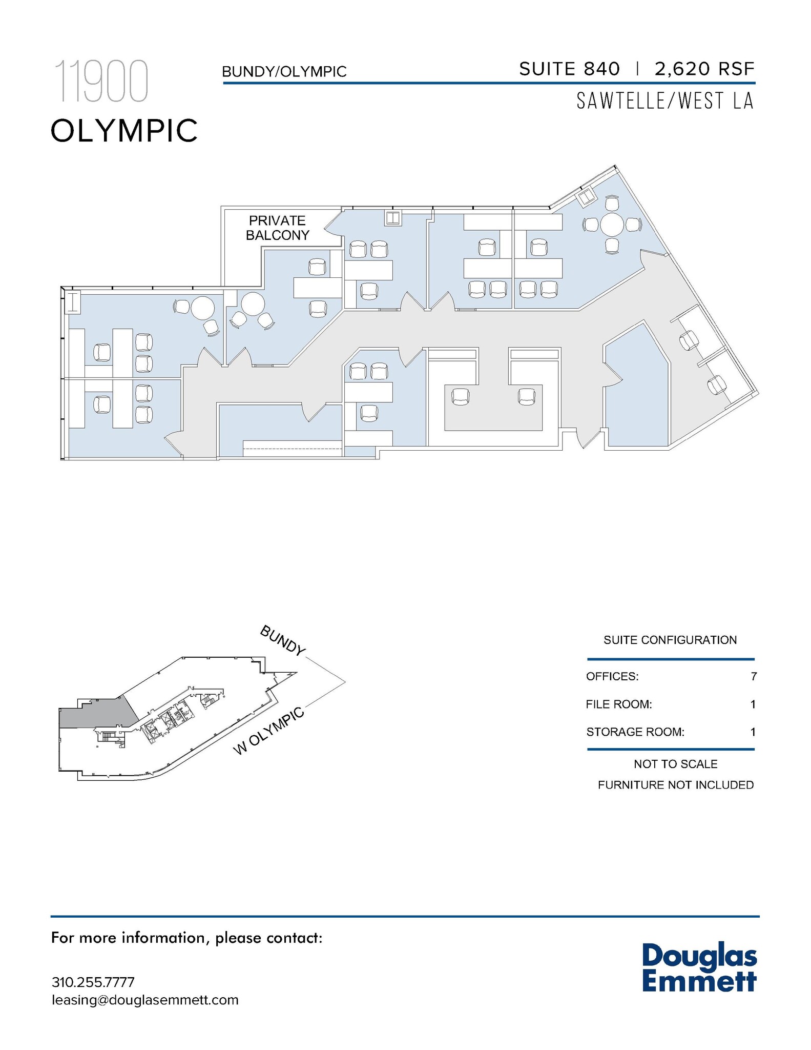 11900 W Olympic Blvd, Los Angeles, CA for lease Floor Plan- Image 1 of 1