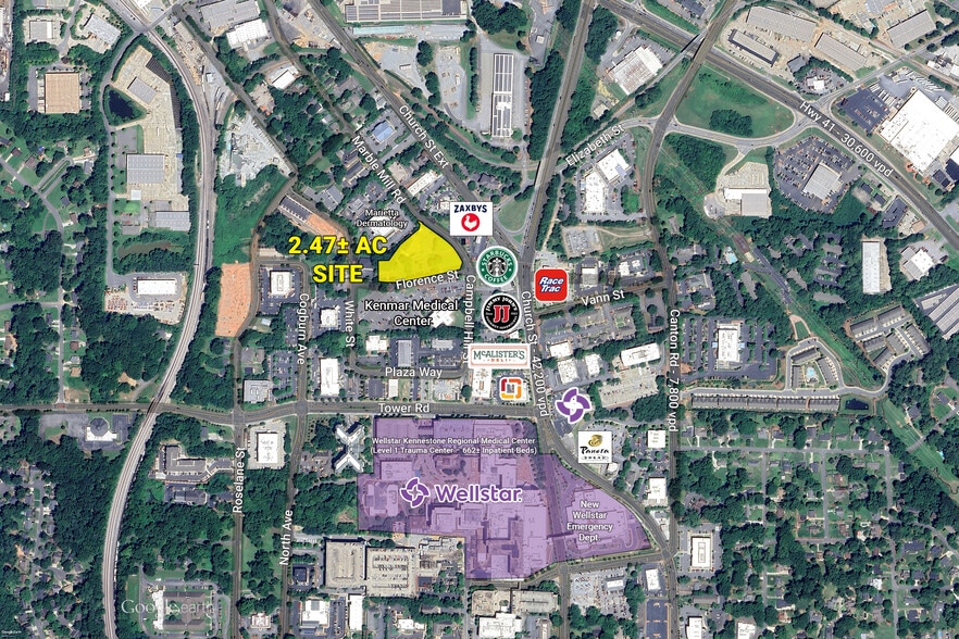 120 & 150 Florence St, Marietta, GA for sale - Primary Photo - Image 1 of 7