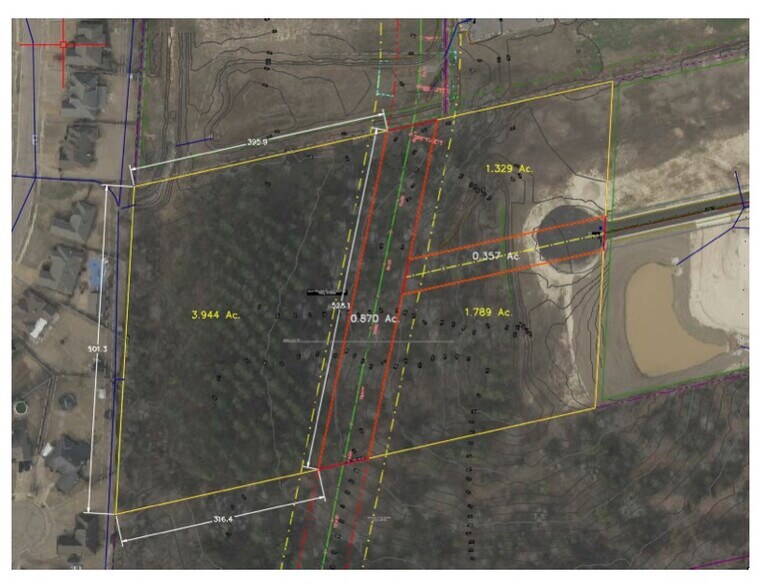 0 Crawford Pines, Arlington, TN for sale - Aerial - Image 2 of 2
