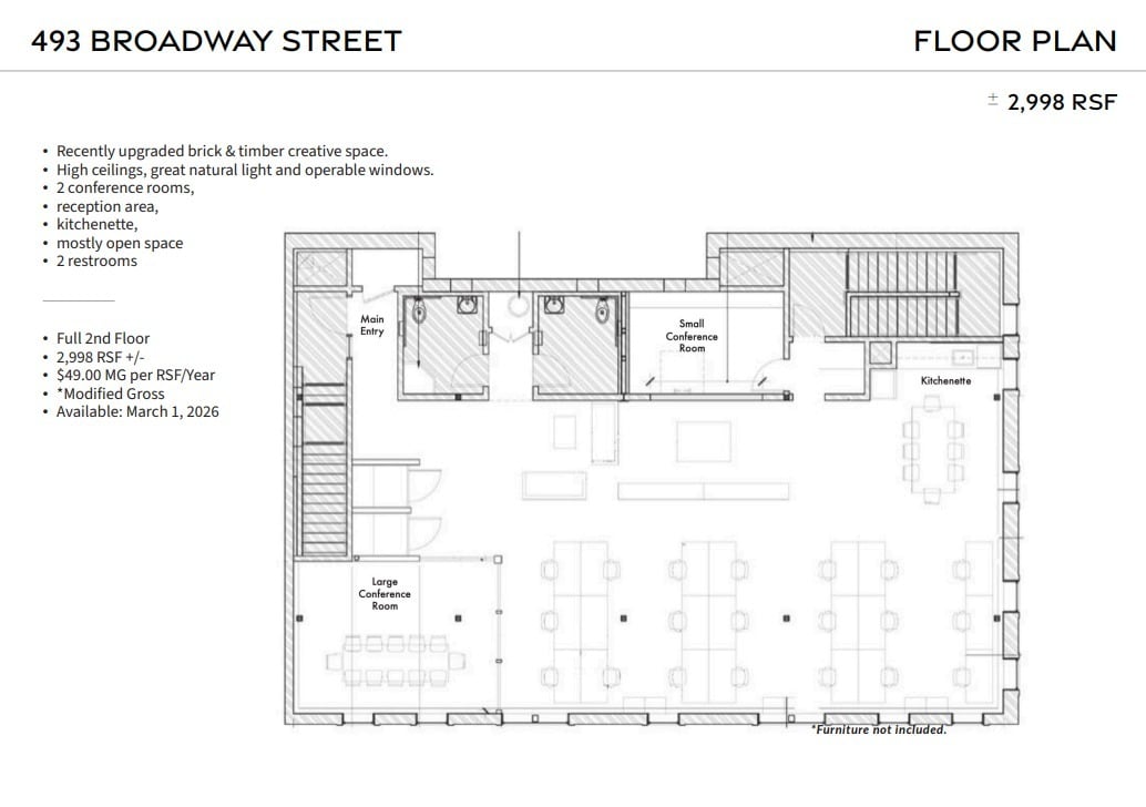 483-493 Broadway, San Francisco, CA à louer Plan d’étage- Image 1 de 1