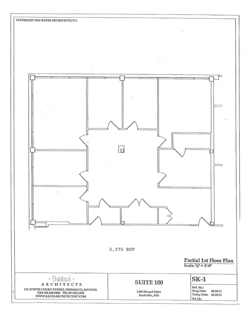 1395 Piccard Dr, Rockville, MD for lease Floor Plan- Image 1 of 1