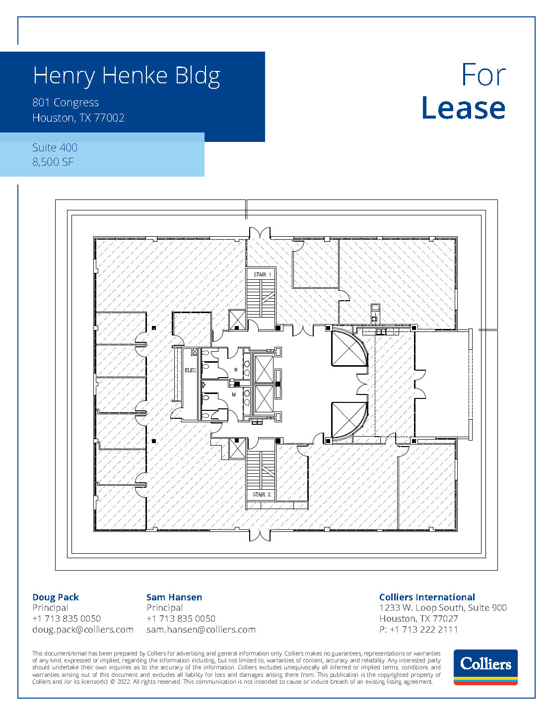 801 Congress St, Houston, TX for lease Floor Plan- Image 1 of 1