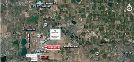 4065 St Cloud Dr, Loveland, CO - AÉRIEN Vue de la carte