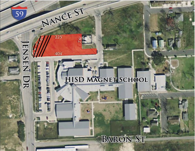 2705 Baer St, Houston, TX for lease - Aerial - Image 2 of 6