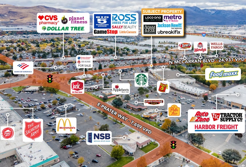 663-673 N Mccarran Blvd, Sparks, NV for sale - Building Photo - Image 2 of 6