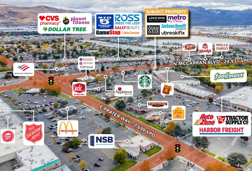 663-673 N Mccarran Blvd, Sparks, NV à vendre - Photo du bâtiment - Image 2 de 6