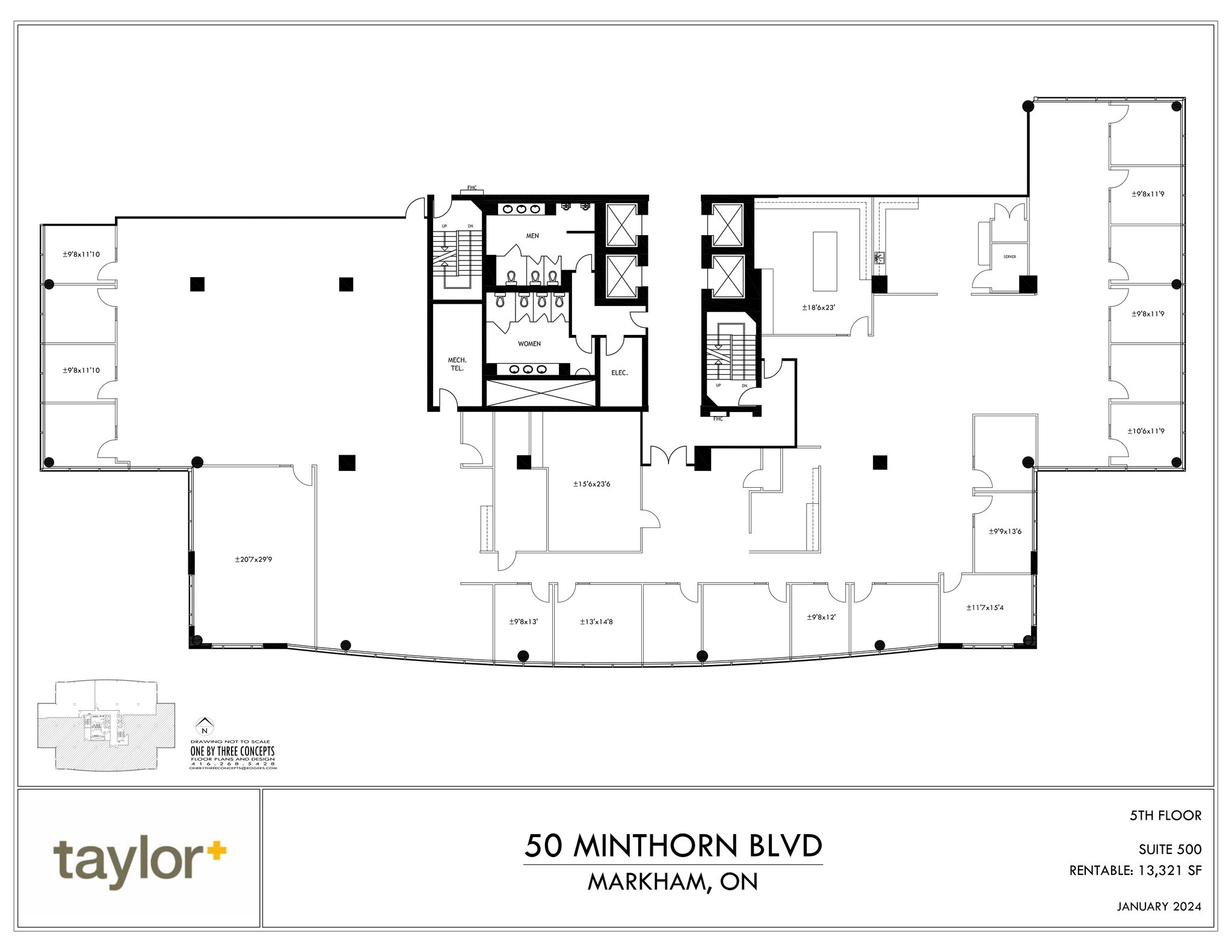 50 Minthorn Blvd, Markham, ON à louer Plan de site- Image 1 de 1