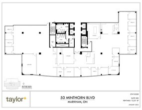 50 Minthorn Blvd, Markham, ON à louer Plan de site- Image 1 de 1