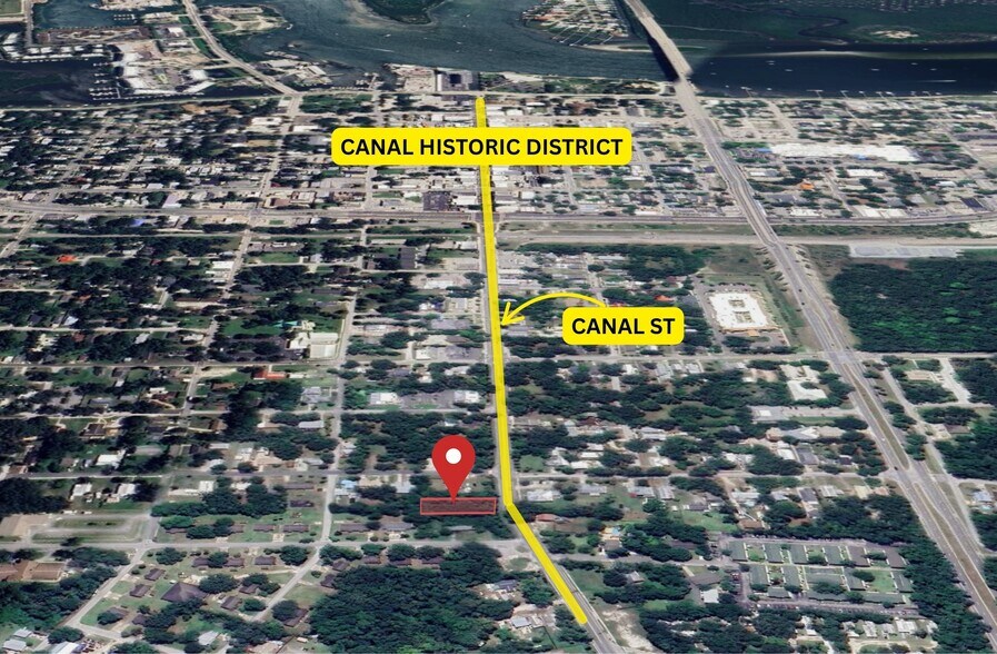 907 Canal St, New Smyrna Beach, FL à vendre - Aérien - Image 3 de 5