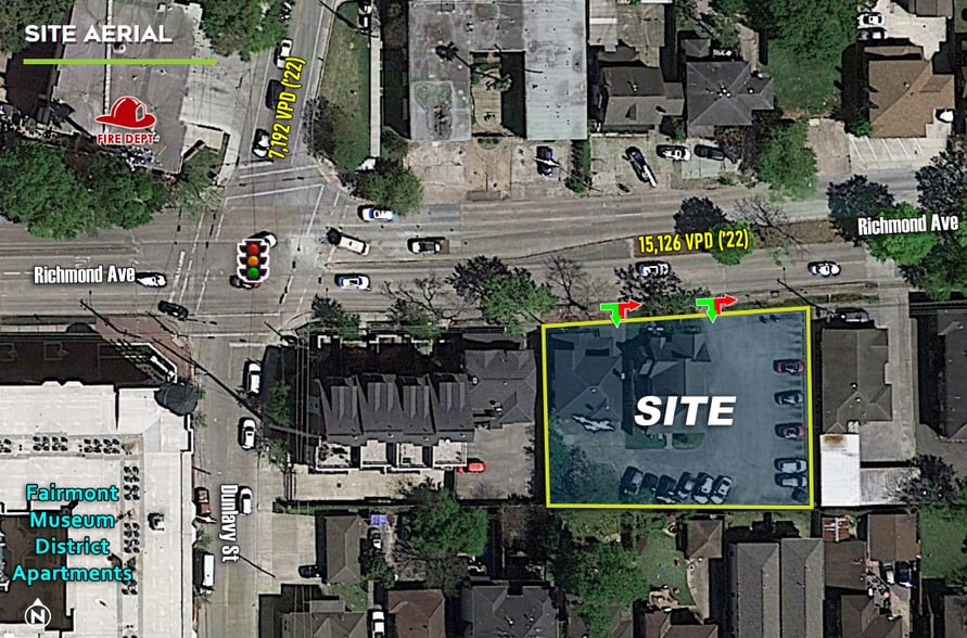 1639 Richmond Ave, Houston, TX for lease - Aerial - Image 2 of 2