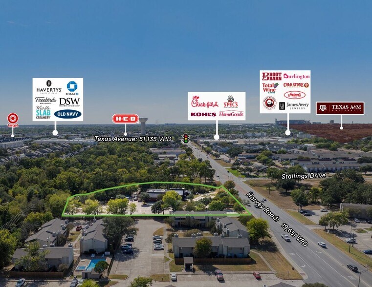 620 Harvey Rd, College Station, TX à vendre - Photo du bâtiment - Image 3 de 23