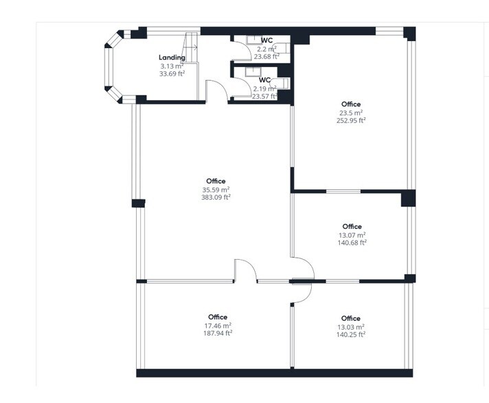 1-4 Swan Close, Croydon à vendre - Plan d’étage type - Image 3 de 4