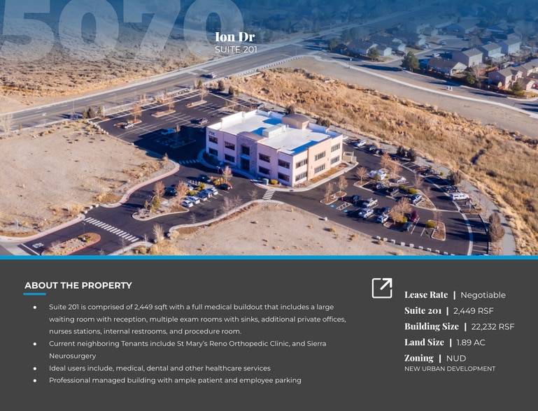 5070 Ion Dr, Sparks, NV à louer - Photo du bâtiment - Image 2 de 6