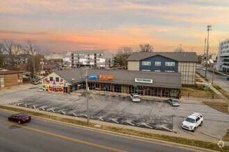 607 E Madison, Springfield, MO - Aérien Vue de la carte