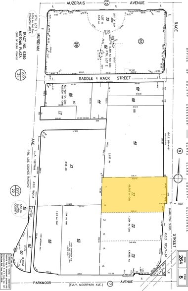 581 Race St, San Jose, CA for lease - Plat Map - Image 2 of 2