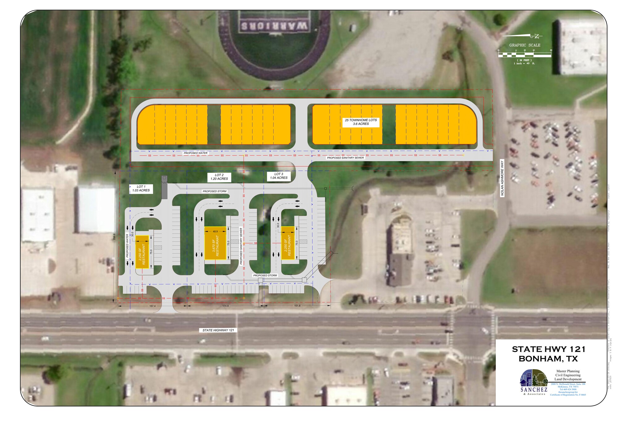 1940 N. State Highway, Bonham, TX for lease Site Plan- Image 1 of 3