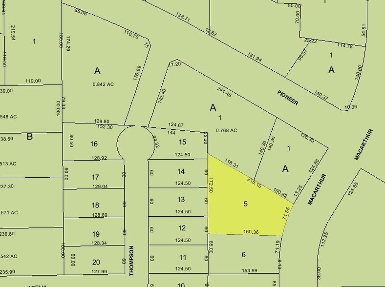 615 N MacArthur Blvd, Irving, TX for sale - Plat Map - Image 2 of 11